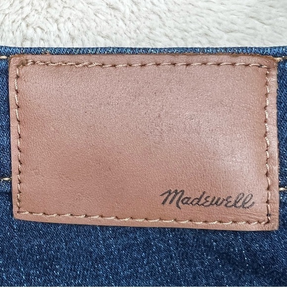 MADEWELL 9” Mid-Rise Skinny Blue Denim Jeans - Size 26 - Picture 6 of 11